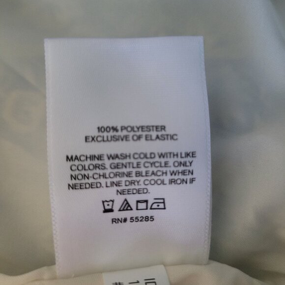 Express Floral Ruffle Faux Wrap Skirt Bow Tie Waist Size 00 Light Blue NWT - Picture 4 of 9